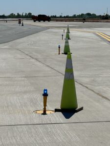 Hypower airfield lighting at Charlotte Douglas International Airport