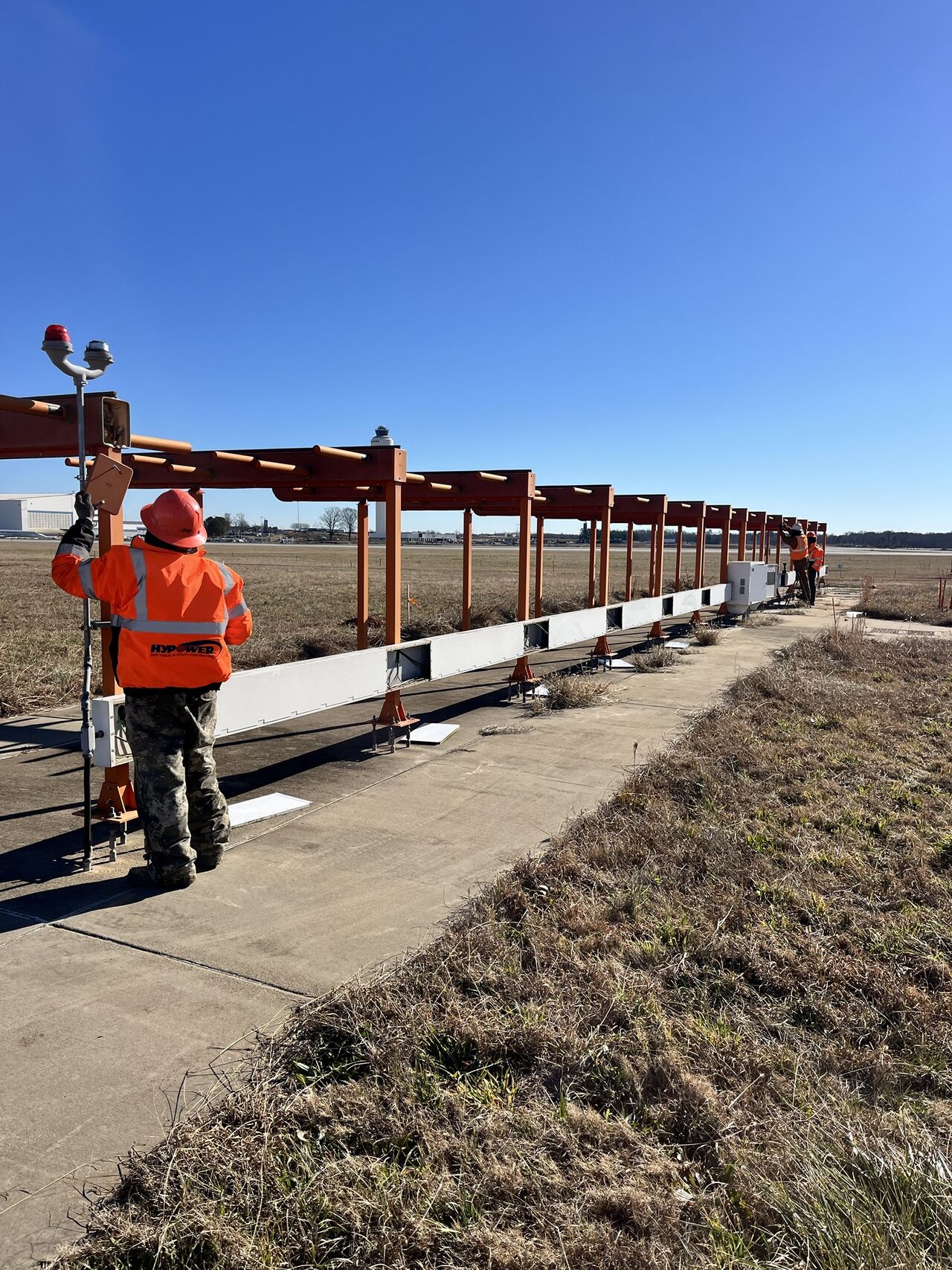 Hypower airfield lighting at Charlotte Douglas International Airport