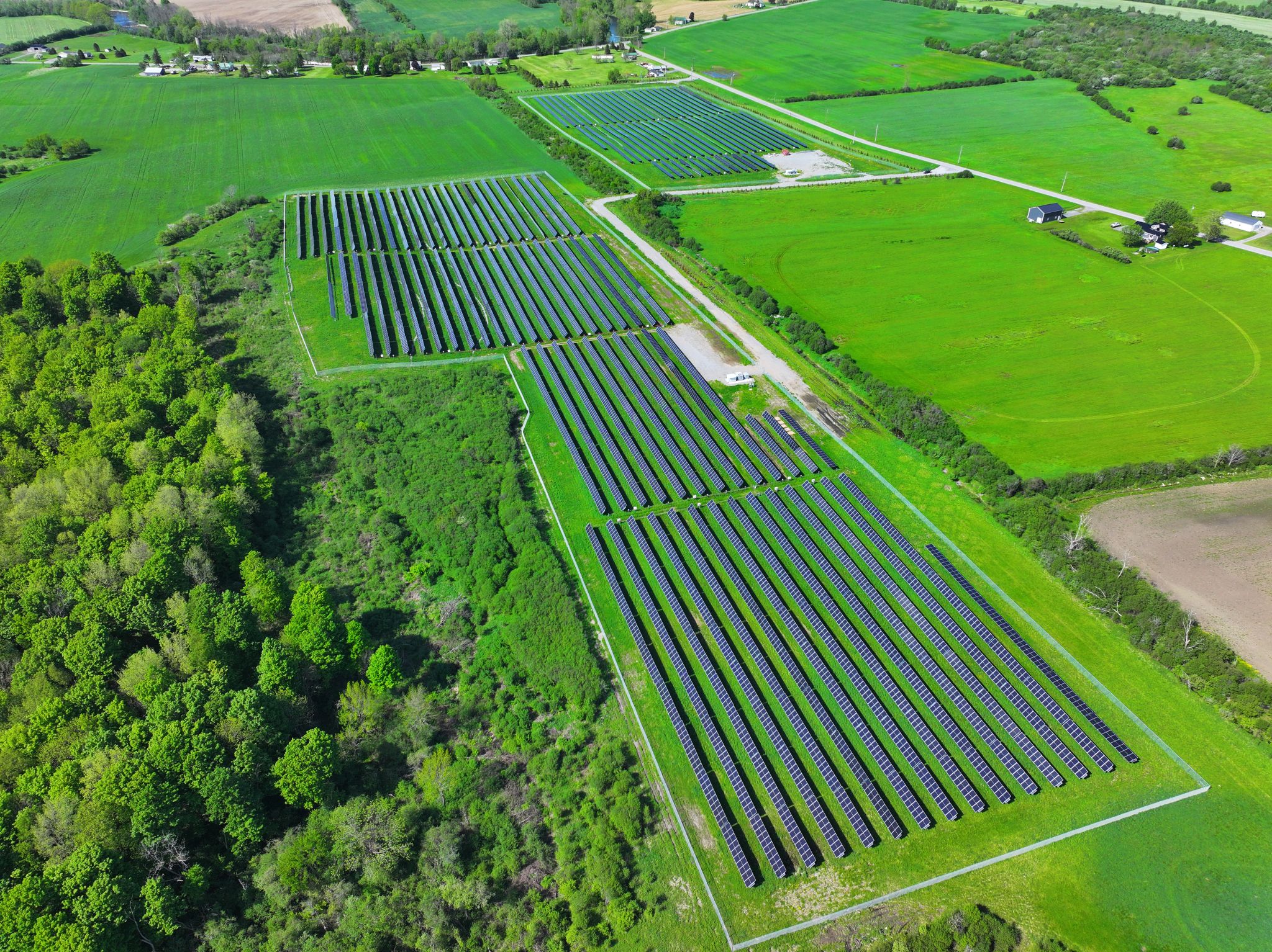 Hypower ground-mount community solar project in Upstate New York