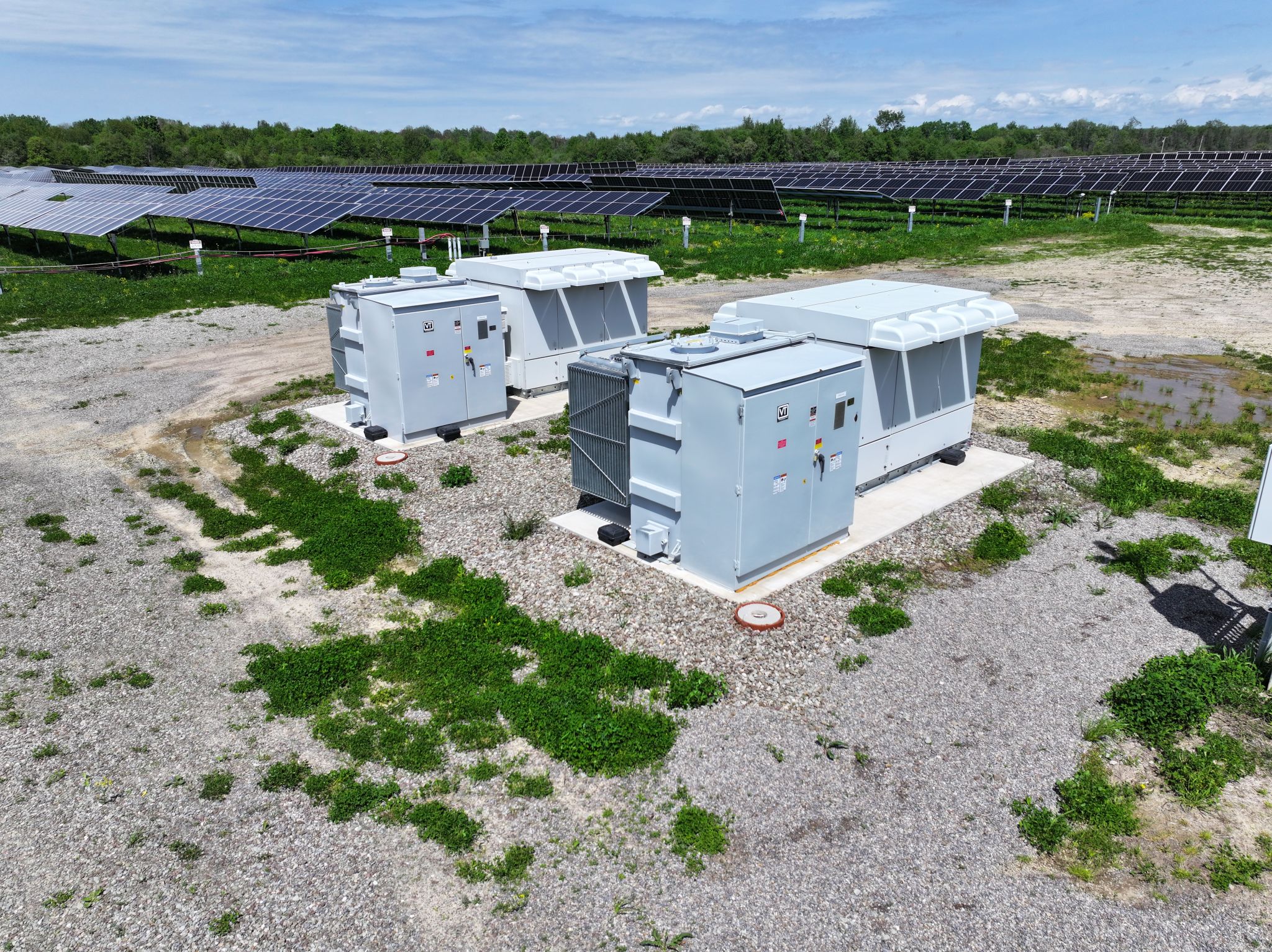 Hypower ground-mount community solar project in Upstate New York