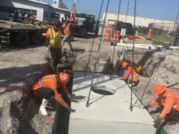 Hypower underground power work at Port Tampa Bay Hooker's Point