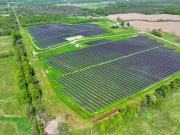 Hypower ground-mount community solar project in Upstate New York