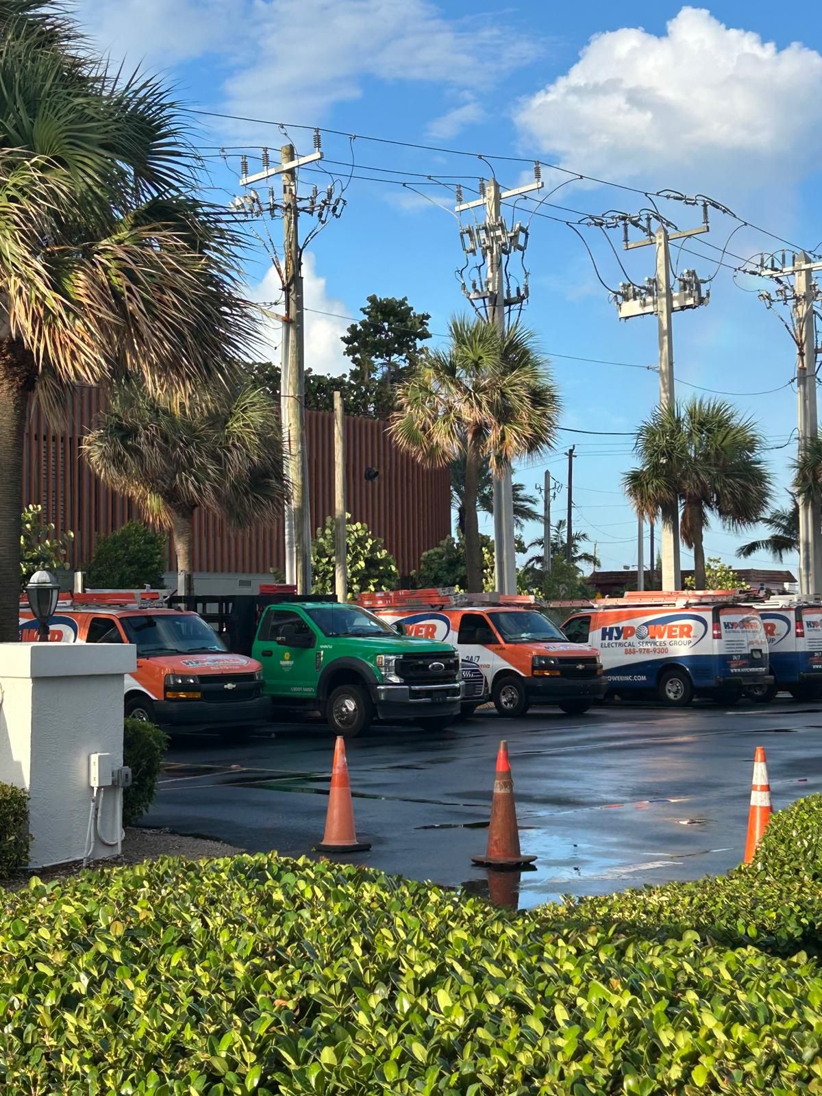 Hypower electrical service upgrade at Century Plaza, Pompano Beach