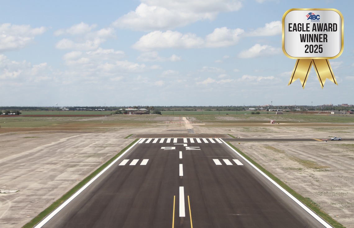Valley International Airport – HRL Runway 17R-35L Extension – ABC Award-winning project by Hypower